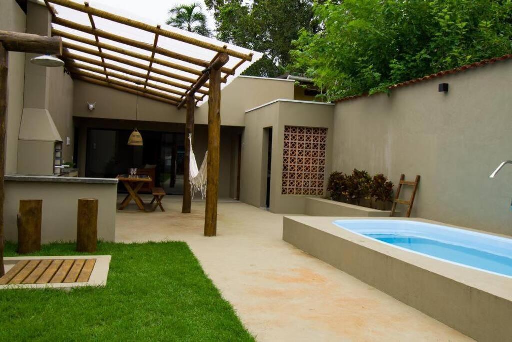 Novo-Refugio Do Arquiteto - Casa Coqueiro, 4 Minutos Caminhando Ate A Praia Sao Sebastiao  Bagian luar foto